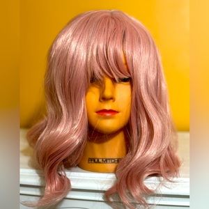 Light pink wig